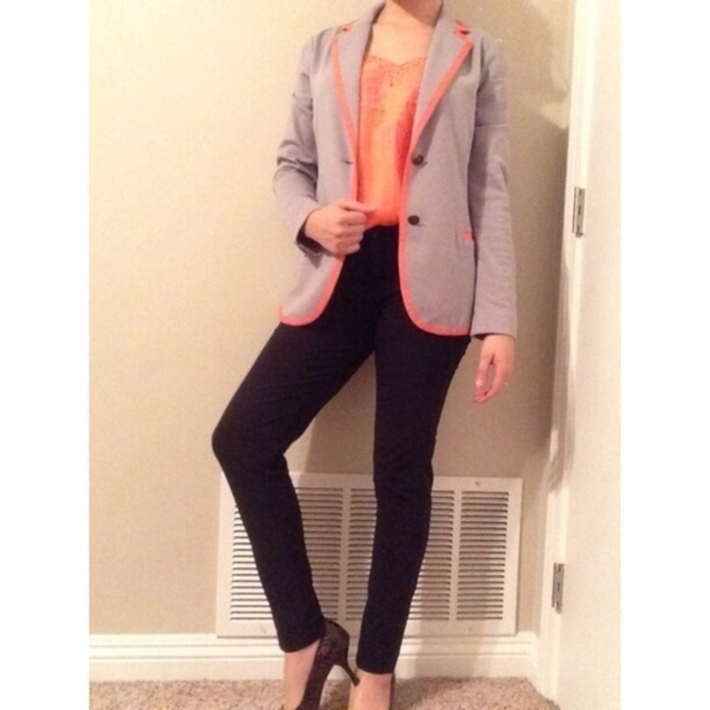 Jockey Coral Trim Grey Blazer - Picture 4 of 4